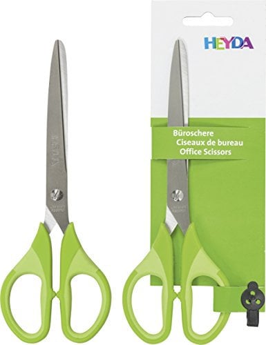 Heyda 204809452 Universalschere Colour Code (18 cm mit Soft-Touch-Einlage) grün / kiwi