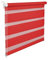 KS Handel 24 DOPPELROLLO DUOROLLO 80 cm BREIT 150 cm LANG ROT INKL. SEILZUG FENSTERROLLO KLEMMROLLO Jalousie