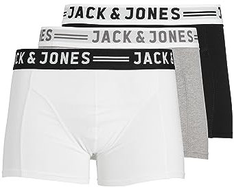 JACK & JONES Boxers Pack de 3 Boxers Light Grey Melange s Light Grey Melange s