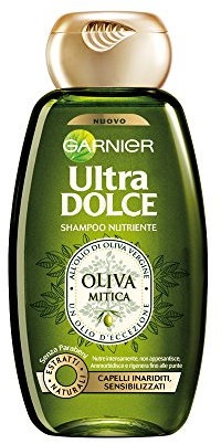 Garnier Ultra Dolce Oliva Mitica Shampoo Nutriente für Inariditi Sensibilisiertes Haar, 250 ml