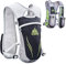 TRIWONDER Sac Trail 5,5L Gilet d'Hydratation Sac à Dos Hydratation Léger pour Marathon Randonnée VTT Course Running Homme Femme (Gris - Seul Sac)