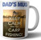 AK Giftshop Dad's Mug - Keep Calm Carp Fishing Themed Fathers Day/Birthday Gift