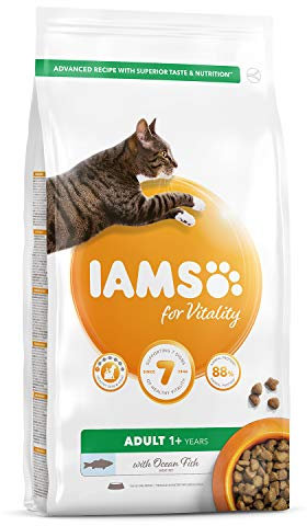 Iams Adult Vitality Ozean Fisch Katzen Trockenfutter (2kg) (kann variieren)