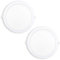 Popp® Pack x2 Placa Downlight LED Empotrable Circular 20W Luz Blanca 6000K 1620Lumenes Corte de Techo Ø205mm, para cocina,pasillos,domitorio,salón (18W 6000K)