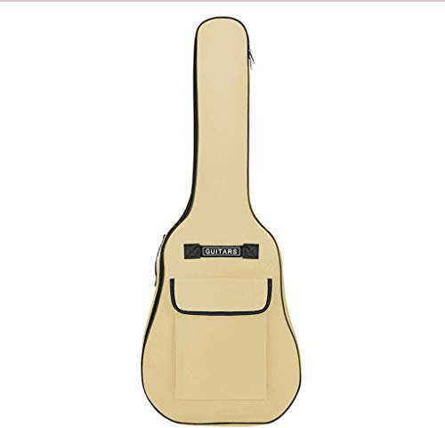 IPENNY Gitarrentasche Gepolsterte Wasserdicht Doppelgurte Gitarrenhülle 40 41 Zoll 600D Oxford 5MM Akustikgitarrentasche Gig Bag für Akustikgitarren