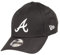 New Era Atlanta Braves 9forty Adjustable Cap MLB Rear Logo Black/White - One-Size