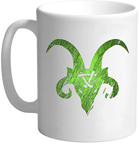 Gehörnt Skaven Grün Weiß Kaffeebecher Tassen