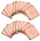 sourcing map 20Stk. Flach IC Chipatz Thermisch Kupfer Kühlkörper für CPU GPU RAM 15x15x2mm