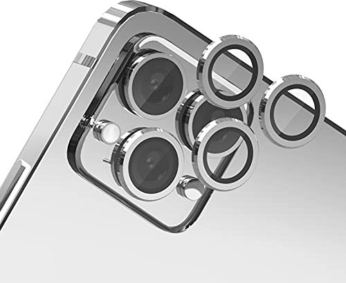 Traboto Camera Lens Protector for iphone 12 pro (6.1 inch,Premium HD Tempered Glass Aluminum Alloy Lens Screen Stiker Cover Film,Camera Lens Cover Full Scratch Protection