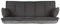 PATIO Hollywoodschaukel Auflage 170x50 Bankauflage grau Garten Auflage Hollywoodschaukelauflage mit 2 Seitenkissen Volant