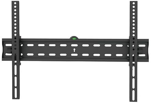 TV Wandhalterung für 32-65 Zoll Fernseher| Neigbar Kippbar | Monitor Wand Halterung für VESA 200x200-600x400 (Lochabstand) | 30kg Tragkraft | Wandhalter Halter Flach Schwarz
