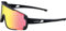 LEKI Storm Magnetic Sonnenbrille, Black-Rainbow-Sulfur Yellow