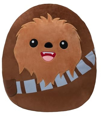 Squishmallows SQK0886 - Chewbacca 50cm, offizielles Kelly Toys Plüsch, superweiches Kuscheltier
