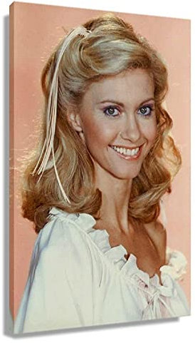 Enartly Leinwand Wandkunst Malerei Olivia Newton-john Poster sexy e arte della parete Arredamento moderno della camera da letto della famiglia 60x90cm Senza Cornice