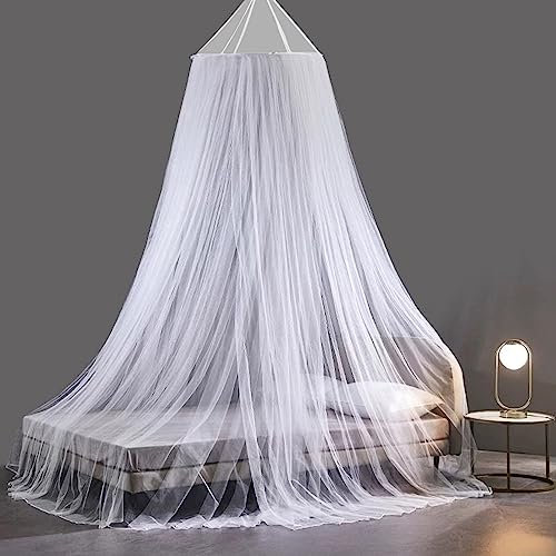 Moskitonetz Bett, Moskitonetz Doppelbett Großes Mosquito Netz Betthimmel Mückennetz Mückennetz Outdoor & Indoor Mückenschutz, Einfache Anbringung, für Reise und Zuhause