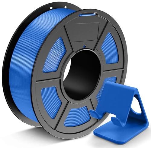 JAYO PLA Filament 1.75 mm, 3D Drucker Filament 1.1KG, Maßgenauigkeit +/- 0.02mm, Neatly Wound Filament, 1.1 KG Spule (2,4 lbs), 363 Meters, Blau grau 1100G