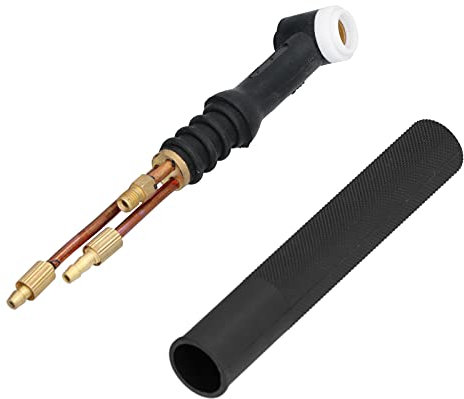 Lwuey Wig Schweißbrennerkopf, WP20 Flexibel Brennerkopf Schweiß Brenner Kopf Körper Brennerhals Luftgekühlt DC 200A Argon Schweißkopf Tig Schweißgeräte Wassergekühlt Löten Hartlöten Ausrüstung