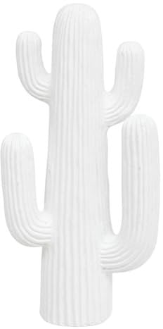Atmosphera - Cactus déco Rodrigo h38cm Blanc