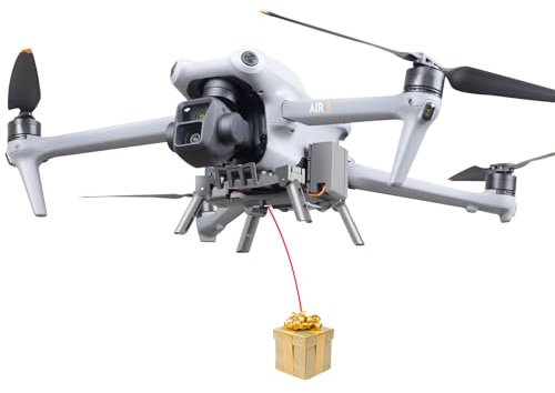 Release and Drop Device System for DJI Air 3S,Air 3 Drone,Droper Fishing Hook Release Kit,Payload Delivery Accessories