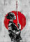 HMDKHI Japanische Bushido Poster Bilder, Ninjas Samurai Figuren Malerei, Mount Fuji Poster, Ohne Rahmen (JP-10,1Pcs-50x70cm)