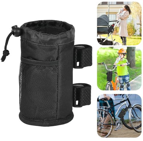 Borsa per Bottiglie da Bicicletta,Porta Borraccia Bici,Portaoggetti bici,per Mountain Bike, Scooter, Pieghevole, Bici da Strada