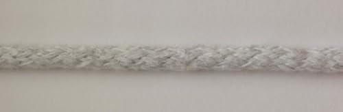 Baumwollkordel 5mm Kordel aus Baumwolle in 26 Farben (1607 - hellgrau, 5 Meter)