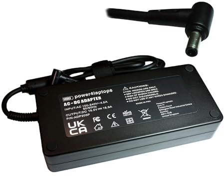 Power4Laptops AC Adapter Laptop Charger Power Supply Compatible With Asus ZenBook Pro Duo UX581