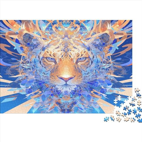 Löwe 1000 Stück Puzzles Für Erwachsene Teenager Stress Abbauen Familien-Puzzlespiel 1000-teiliges Puzzle Kinder Lernspiel Spielzeug Geschenk Puzzel 1000pcs (75x50cm)