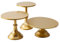 3-Piece Gold Metal Cake Stand Set, 8/10/12 Inch Round Cupcake Display Stands, Cupcake Holder Dessert Display Plate, Dessert Trays for Birthday Wedding Party Afternoon Tea