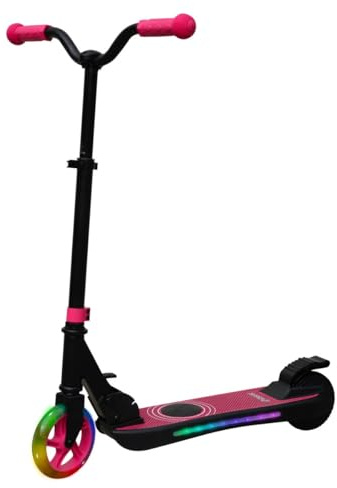 Denver SCK-5500 Kinder-Tretroller mit Elektromotor, pink