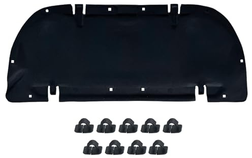 GEPCO Dämmmatte Motorhaube Motorhaubendämmung Motorraumdämmung mit Clips kompatibel mit JEEP RENEGADE I BU 2015–2018 vor dem Facelift 05202976200