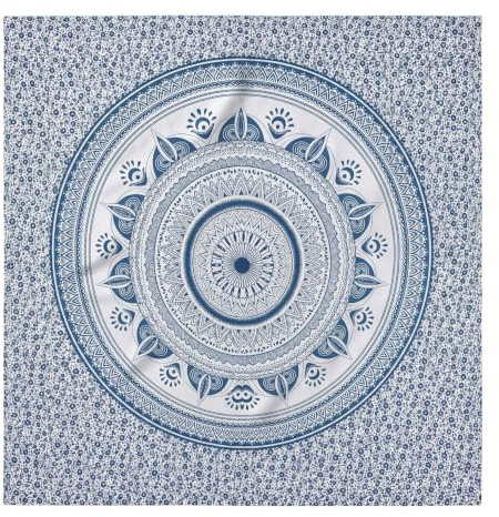 SaoTi Strandtuch Mandala 210 x 240 cm Strandhandtuch Groß Baumwolle XXL | Große Handtücher Sandabweisend | Strandtuch XXL Baumwolle Mehrzweck für Pool, Picknick und Wanddekoration