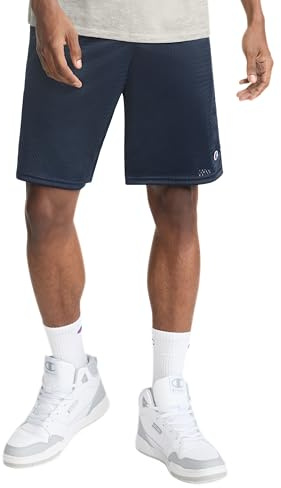 Champion mens 9 Shorts, Mesh Shorts, 9, Mesh Basketball Shorts, Mesh Gym running shorts, Navy-407q88, XX-Large US