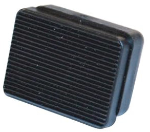 Sport-Thieme Gummifuß Aerobic-Stepper | rutschfest, Ersatzteil, langlebig, hoher Halt | 1 Stück | Schwarz | Passend Stepper, strapazierfähiges Gummi