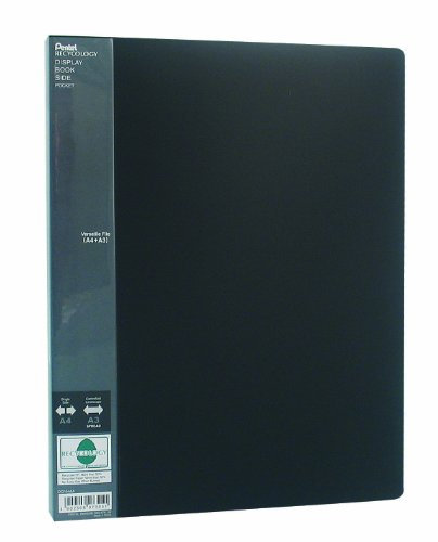 Pentel DCF644A Präsentationsmappe für Format A3/A4, 40 Taschen, schwarz