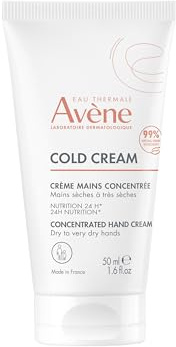 Avène Cold Cream Concentrated Hand Cream, Quick Absorbing for Dry, Chapped Hands, 1.6 Oz
