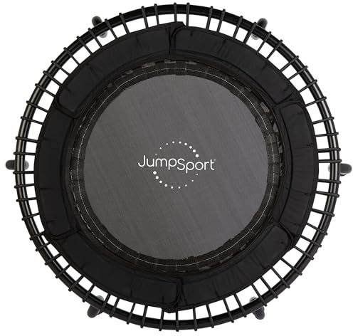 JumpSport 39 Essential Fitness Trampoline | Model 220, 230, 250 | Exercise Trampoline | 30 Low-Impact Bungees