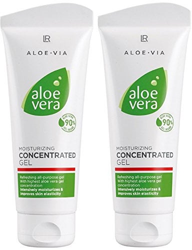 LR ALOE VIA Aloe Vera Gelkonzentrat Konzentrat Feuchtigkeitsgel (2x 100 ml)
