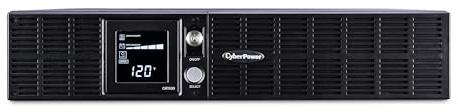 CyberPower OR1500LCDRT2U Smart App LCD UPS System, 1500VA/900W, 8 Outlets, AVR, 2U Rack/Tower