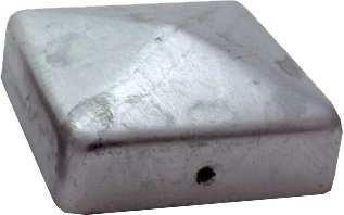 haebelholz 20 Stück Pfostenkappe verzinkt 91x91 mm Pyramide