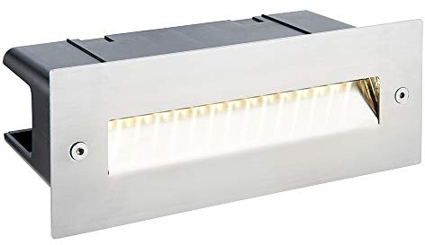 Saxby 75527 Seina Marine Grade Stainless Steel IP44 Outdoor 2W Cool White LED Brick Guide Light