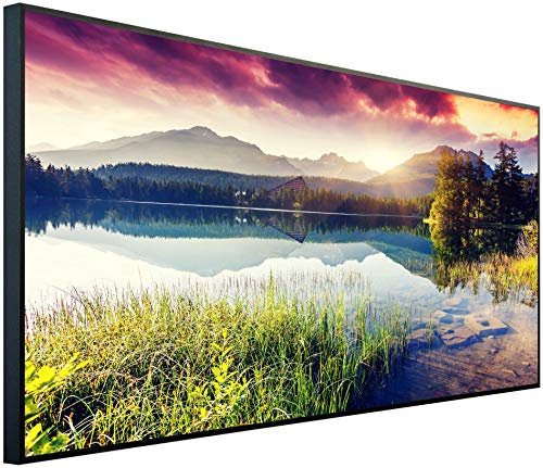 Ecowelle Infrarotheizung mit Bild | 750 Watt | 60x120 cm | Infrarot Heizung| | Made in Germany| d 37 Bunte Landschaft
