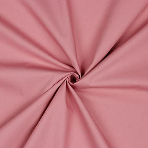 VmG-Store Baumwollstoff Uni 100% Baumwolle Oeko-Tex Meterware ab 50cm über 70 Farben zur Auswahl (072 Hellrot, 100 x 148cm)