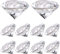 GZGXKJ 10 Piezas Diamante sintético Joyería de cristal artificial de cristal transparente con diamantes de imitación grandes para Accesorio de Joyería Decoración de Boda y Fiesta