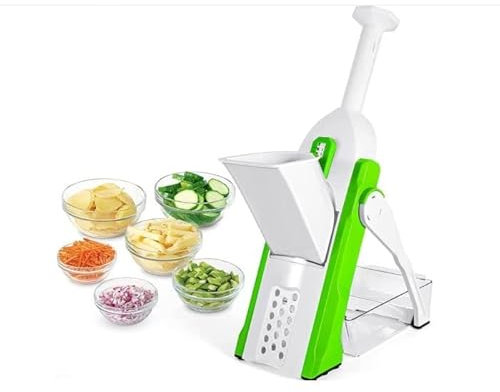 Deals Mandoline coupe-légumes tranche pommes de terre cips stick coupe rondelles réglable nouveau modèle 2022
