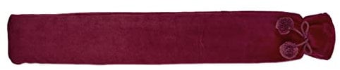 Warmies Hot Water Bottle Cranberry Fleece Cover, Long Wearable Hot Water Bottle