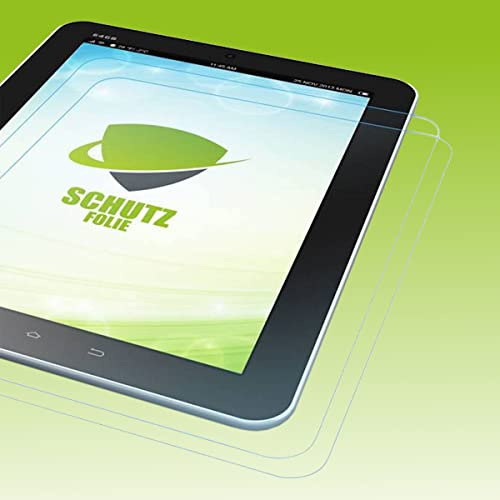 Wigento Für Lenovo Yoga Tab 13 Tablet 2X PET HD LCD Display Schutz Folie + Poliertuch