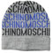 Moschino Herren Mütze M5640 Lettering Grey, grau, One size