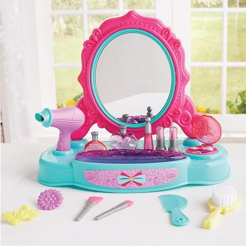 Kidoozie Glamour Girls Styling Center - Pretend Play Kosmetik- und Schönheitsset für Kinder ab 3 Jahren