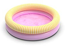 Quut - Dippy - Piscina Inflable de PVC Premium de Calidad (0,25 mm) - Divertido y diseño a Partir de 1 año - bebé - 80 cm de diámetro (Rosa)